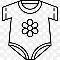 t恤婴儿服装电脑图标剪贴画t恤