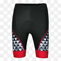 自行车运动衫，自行车短裤和短裤-穿短裤的男人