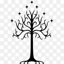 魔戒的领主-阿拉贡白树的贡多？阿文-树的象征。