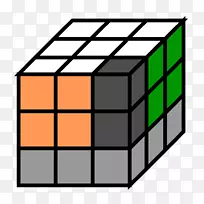魔方立方CFOP方法立方体拼图-立方体