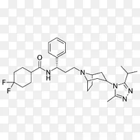 马拉威罗克CCR 5受体拮抗剂分子进入抑制剂