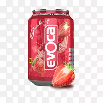 草莓汁汽化饮料百威可乐软饮料