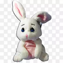 家兔毛绒玩具复活节兔子毛绒玩具