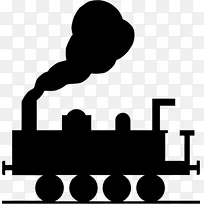 铁路运输快速运输蒸汽机车剪接艺术列车