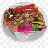 苏夫拉基烤肉串土耳其菜素食食谱-辣椒酱