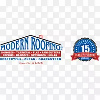 标志横幅屋顶品牌-现代屋顶