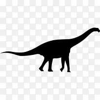 恐龙马门溪龙动物纸-恐龙