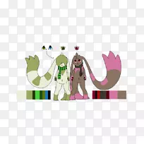 标志剪辑艺术-Digimon猎犬进化