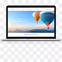电脑监控在线广告日志点格两个大气球热气球桌面壁纸气球