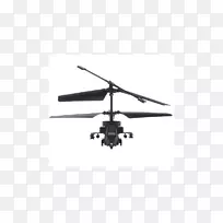 直升机旋翼无线电控制直升机螺旋桨翼阿帕奇直升机