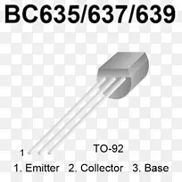 晶体管npn电子器件pnp转流器到-92-高压