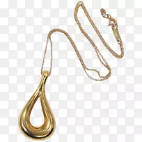 蒂芙尼耳环项链公司护身符和吊坠首饰.项链