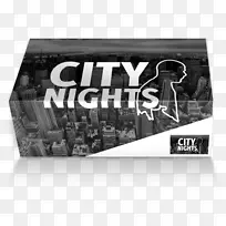 纽约市品牌字体-城市之夜