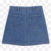 牛仔裤牛仔短裤短裙口袋m-牛仔布口袋
