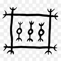 冰岛魔法石柱符号符文.魔法符号