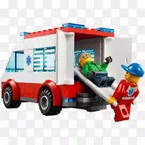 乐高城60023入门玩具建筑套装乐高迷你图Amazon.com-乐高消防车