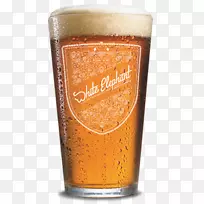 白象啤酒公司嘉士伯大象啤酒品脱玻璃木桶啤酒