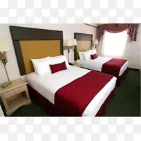 床架套房酒店床单床垫-酒店