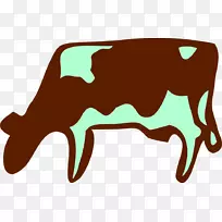 安格斯牛磺酸牛巴卡牛犊剪贴画-牛奶