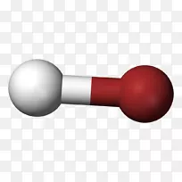 氢溴酸球棒模型化学