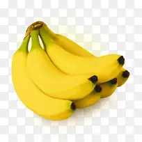 女士手指香蕉吃食物水果香蕉