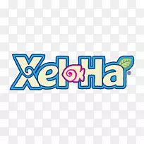XEL-ha公园标志品牌字体-哈哈