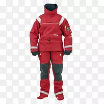 干式救生衣，潜水衣，红色潜水衣