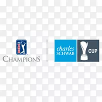 PGA旅游品牌高尔夫标志-高尔夫