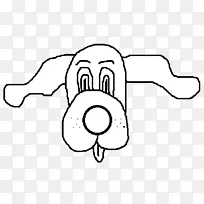 巴塞特猎犬画达克斯狗着色书绘画-巴赛特猎犬