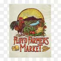 佛洛伊德农民市场，当地食品业，农民市场，个体食品
