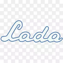 LOGO LADA品牌字体