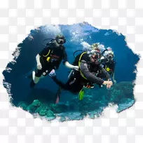 PADI发现潜水干式潜水衣-水下潜水