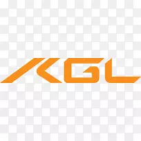 徽标KGL持有KGL公司品牌字体