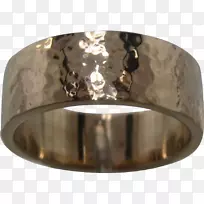 结婚戒指银金戒指