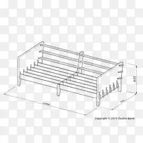 床头柜家具抽屉白描沙发