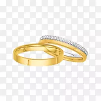 结婚戒指结婚钻石金戒指