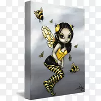 大黄蜂纹身蜂后艺术茉莉花贝克特