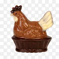 鸡巧克力陶瓷鸡作为食物-Korb