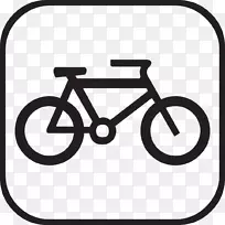 自行车共享系统自行车电脑图标城市自行车-自行车巴黎
