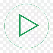 电脑箭头图标.绿色三角形