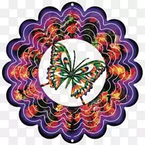 紫色نقطةضو蓝色家具蓝宝石-紫色蝴蝶