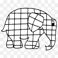 人类行为点角-大象Elmer