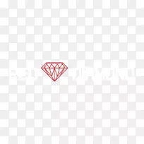 商标线红色.m字体-红色钻石
