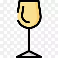 酒杯香槟玻璃剪贴画-葡萄酒杯