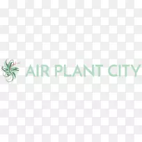 标志品牌绿色字体-空气工厂