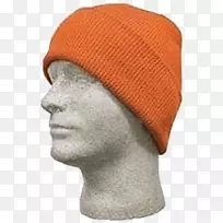 豆瓣针织帽安全橙色