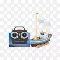无线电控制渔船、拖网渔船、无线电控制帆船.螺旋桨船