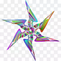 鸟翼飞行剪贴画-翅膀线