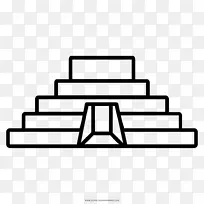 玛雅文明神庙中美金字塔图