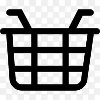 购物车电脑图标在线购物篮电子商务图标